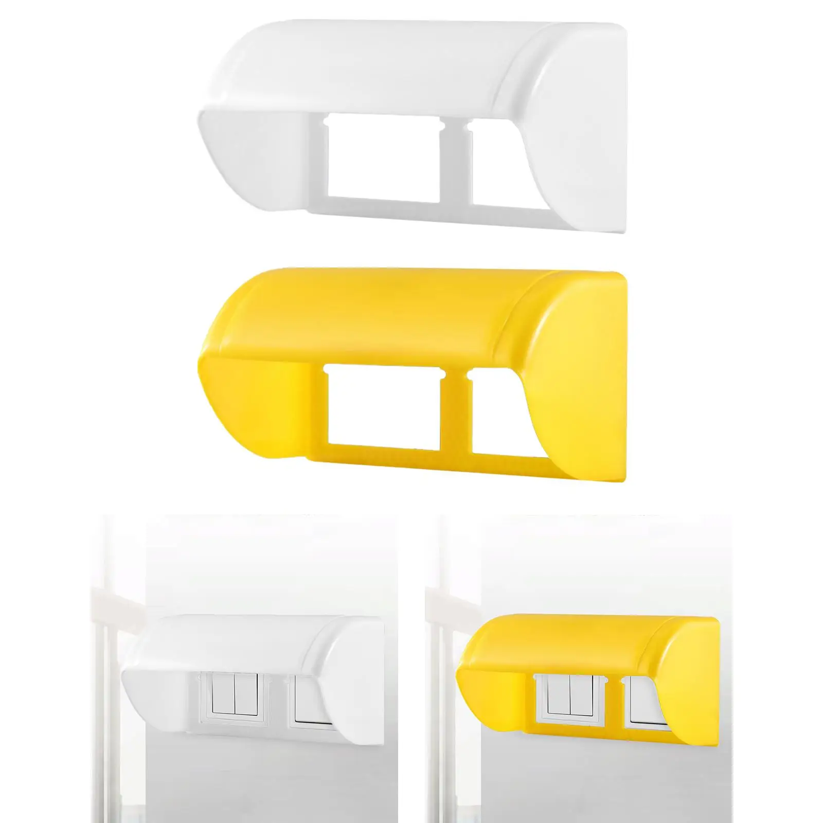 Socket Box Electrical Outlet Cover,86 Type Sturdy Dustproof Accs Bathroom Socket Box Socket Waterproof Box for Home Traveling