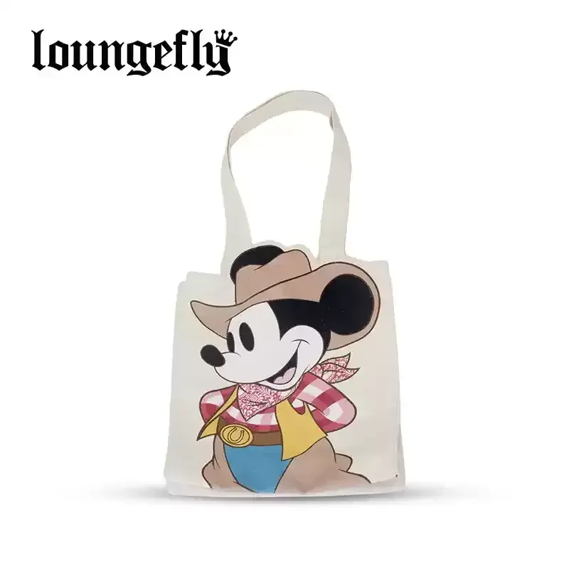 2024 new genuine Disney capacity Mickey cowboy bag backpack canvas bag Minnie tote bag crossbody bag backpack