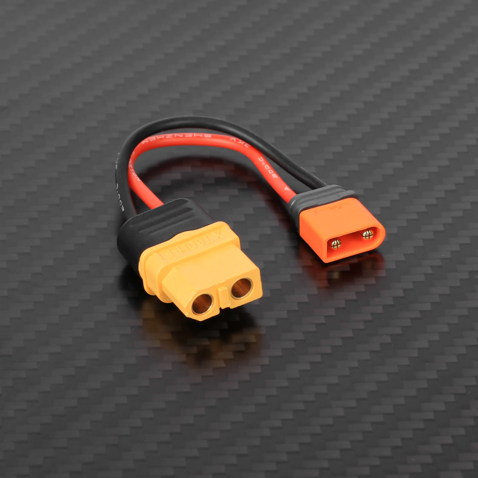 RCAWD 106mm IC2 Male to XT60 Female Adapter Conversion Cable for RC Car Battery Connector