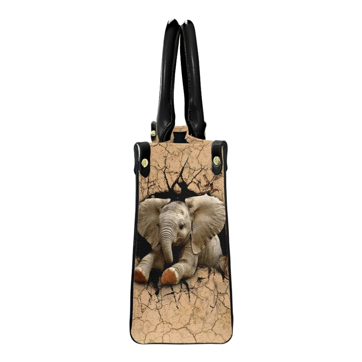 Imagem -06 - Bolsa de Ombro de Couro pu para Mulheres Elefante Bonito Bolsas de Luxo Bolsas Famosas para Adolescentes Embreagem Festa Moda 2024