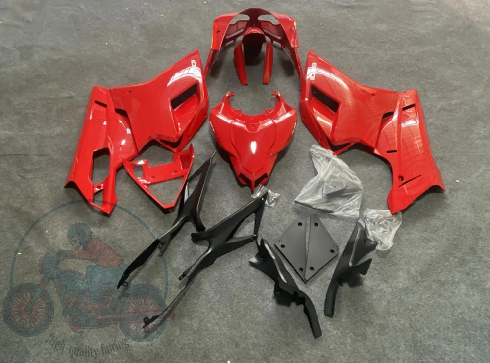 High Quality New ABS Full Fairings Kit Fit for Ducati PANIGALE 848 1098 1198 1098S 1198S Bodywork Set Custom Red Glossy