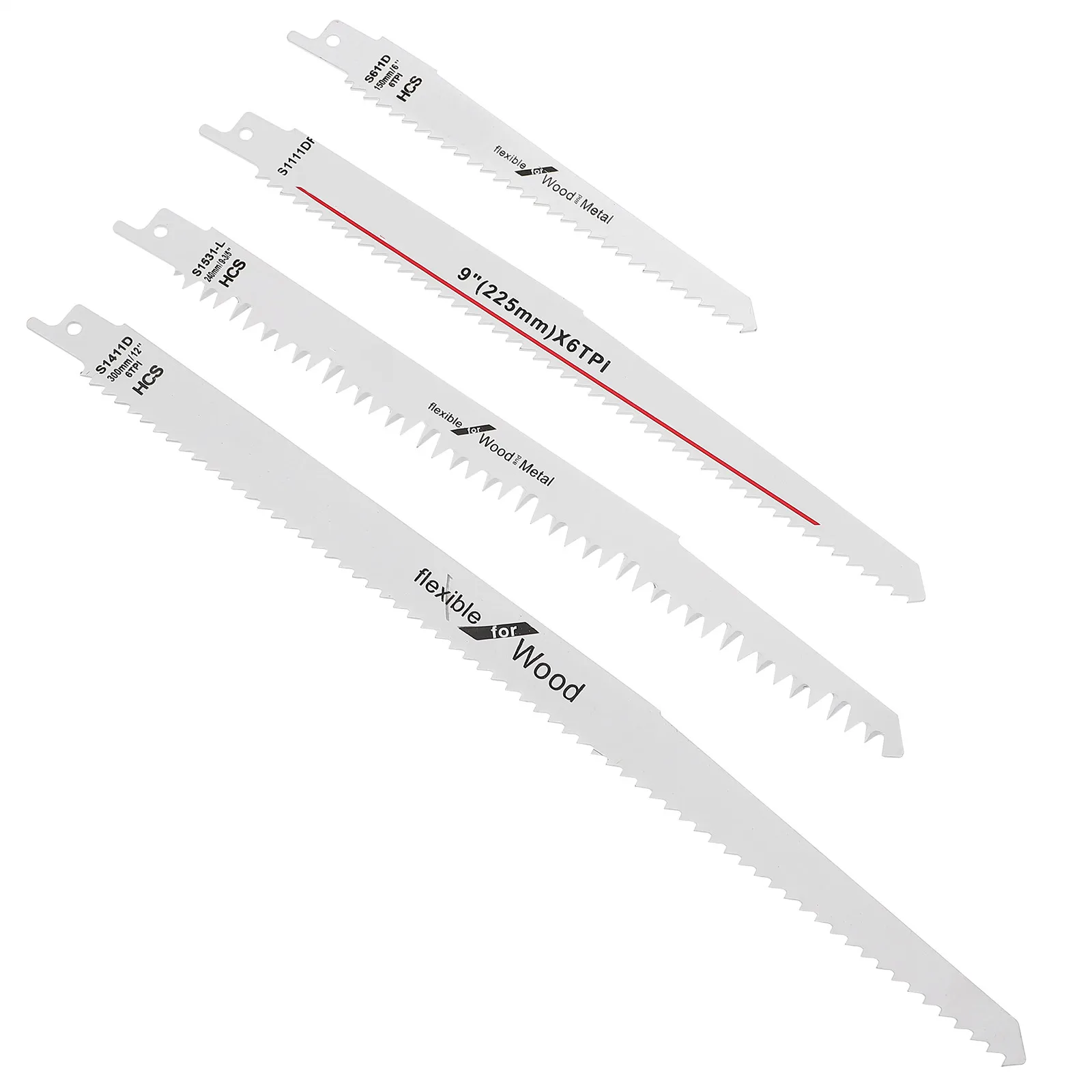 

Reciprocating Blades Carbon Steel Wood Pruning Blade Replacement for Woodcutting Plastic Pipes High Carbon Steel Teeth