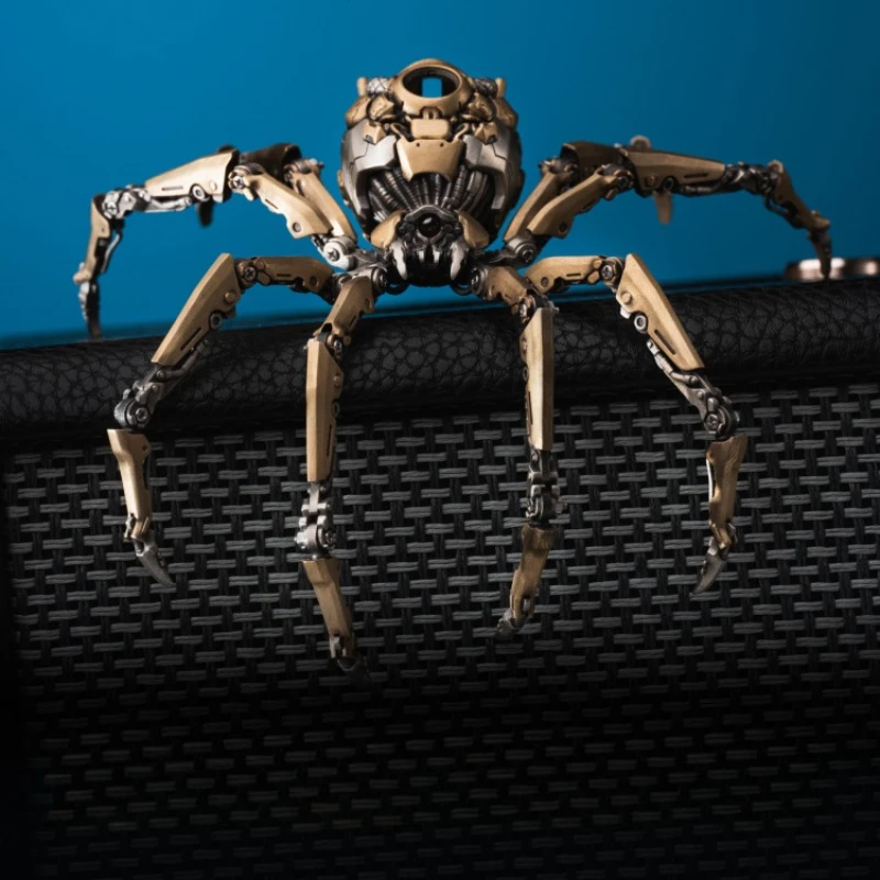 

Mechanical spider ornament Shu Craftsman's original movable black widow desktop decoration workstation decompression simulation