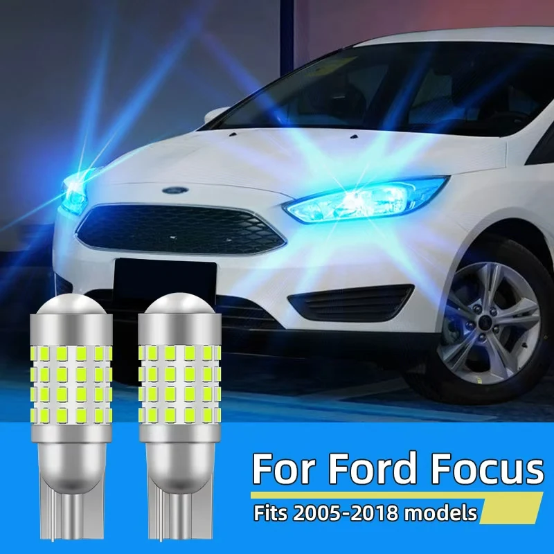 

2PCS T10 Led Bulbfor 2005-2018 Ford New Focus W5W 194 168 501 width lights side marker position Car Signal Lamp 12V 24V Auto