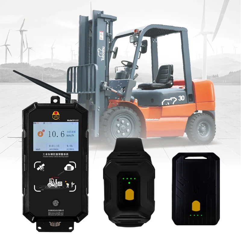 

Safety Anti Collision System UWB Indoor Location Tracking Positioning IP65 Waterproof 10cm Precision Warehouse DC