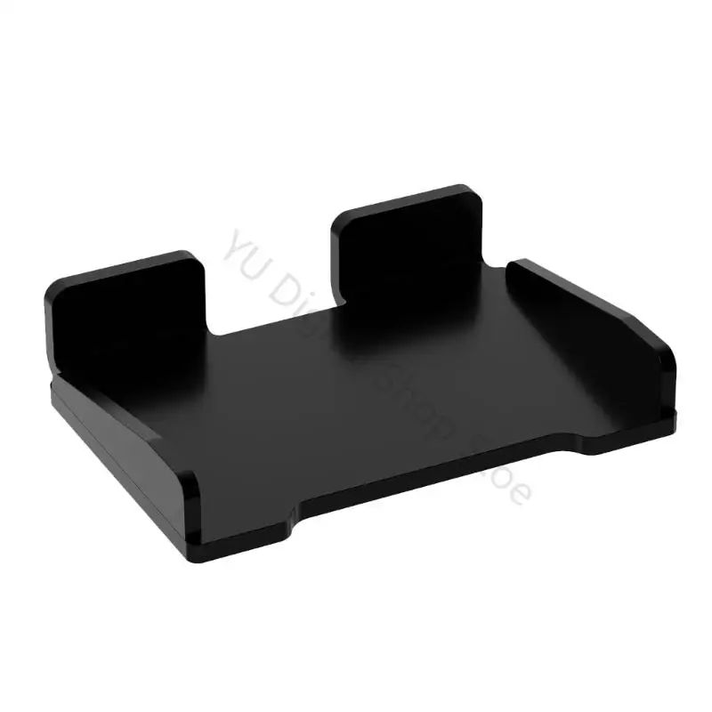 96BA Schwarz/klarer Desktop-Halter für Stream Deck 2 mit Silikon-Pad-Acryl-Ständerhalter – Detail 8