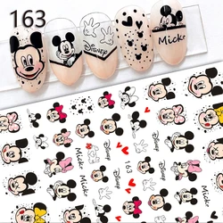 Nuovi adesivi per unghie 3D Cartoon decorazione per unghie Disney Mickey Stitch Stickers decalcomanie per Nail Art fai da te Anime Nail Art Supplies