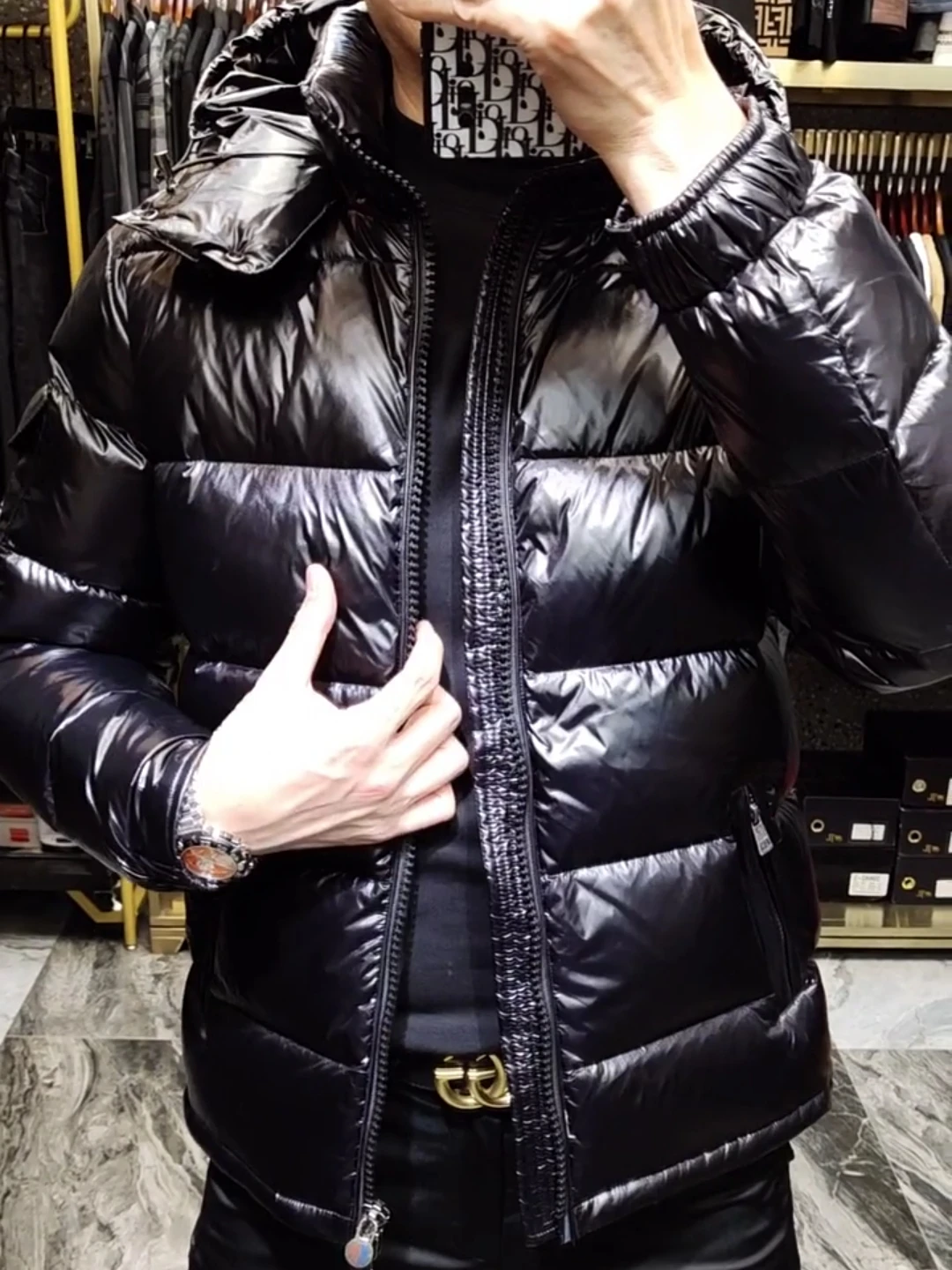 

Мужская зимняя пуховая куртка с капюшоном, съемным воротником, повседневная, высокого качества, защита от холода, стандартная длина, однотонная