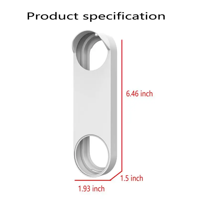 Waterproof Silicone Protective Cover For Wireless Doorbell Weather Resistant Cover For Smart Nest Doorbell IP Video Protection