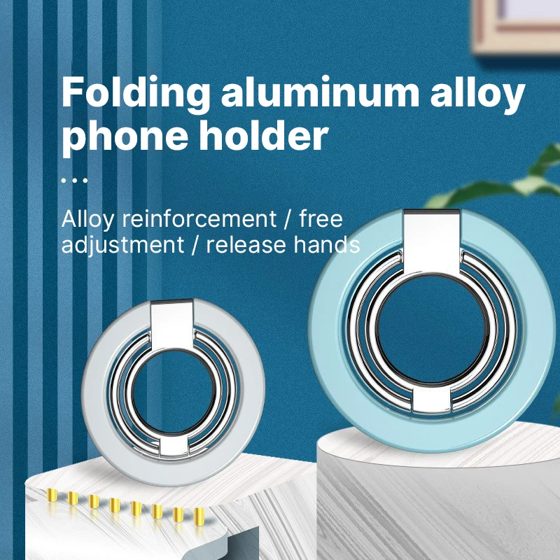 

For Magsafe Magnetic Phone Holder 360° Degree Rotation Magnet Phone Finger Ring Stand Grip Mount for Iphone 14 15 16 Pro Max