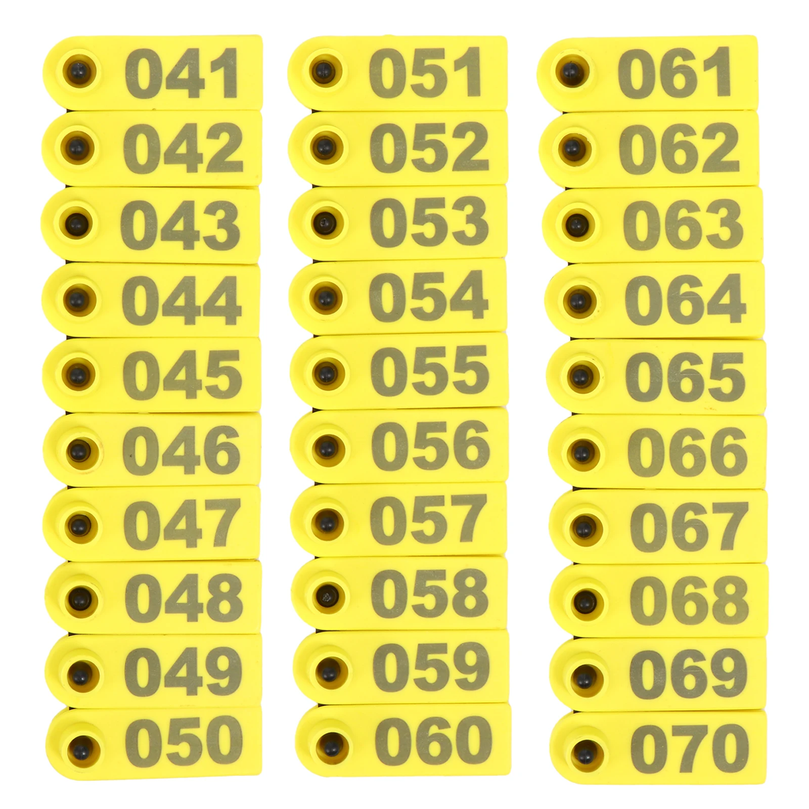 

100pcs TPU Sheep Ear Tag Cattle Tags Numbered Bulk Animal Identification Livestock ID Tag Waterproof Anti UV Long Term Use