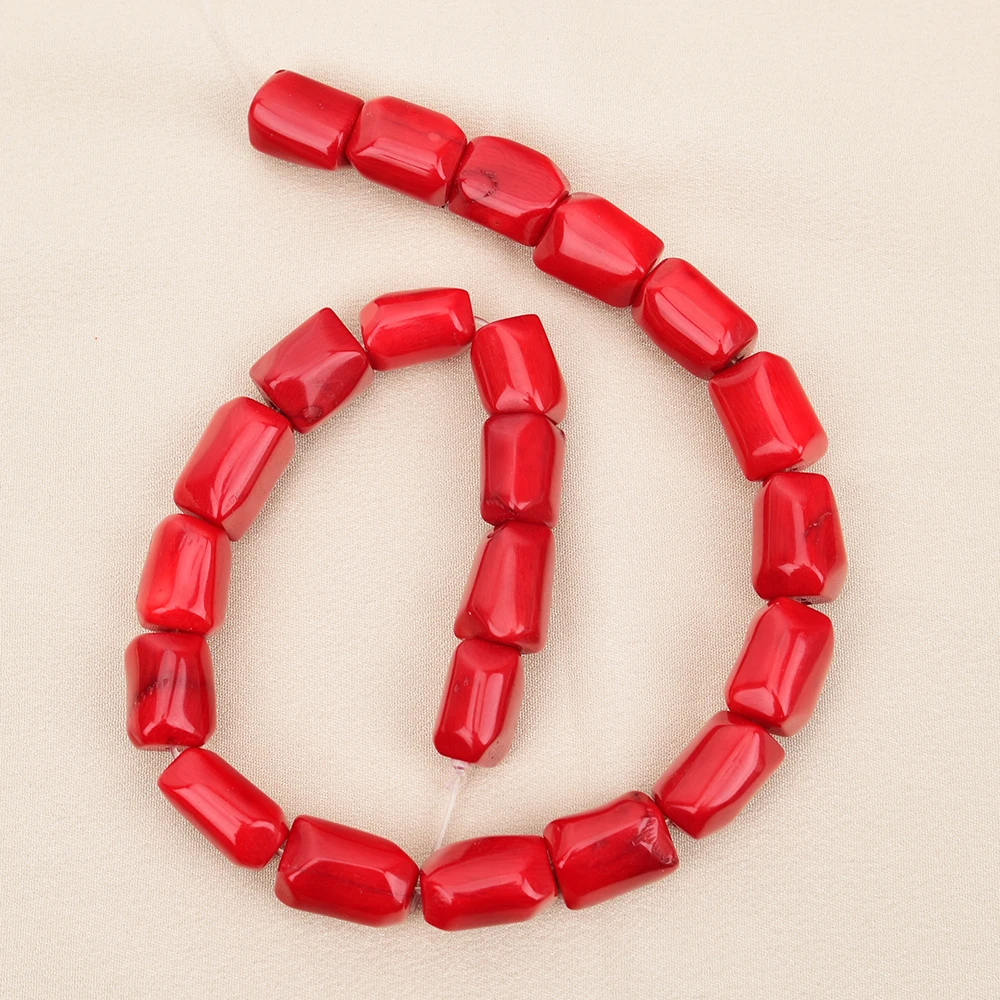 APDGG AA+ Natural Freedom Red Coral Irregular Nugget Loose Beads 15.5'' Strands Jewelry Making DIY view 3