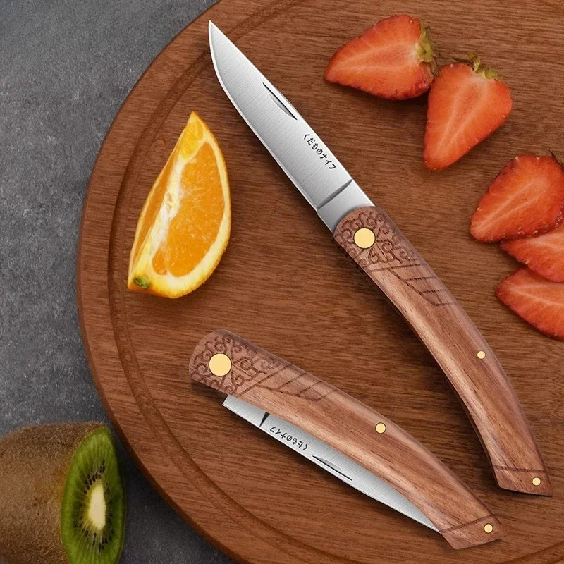 High-end folding hand meat knife Mongolian meat special knife Mongolian dinner knife household fruit knife sharp portable