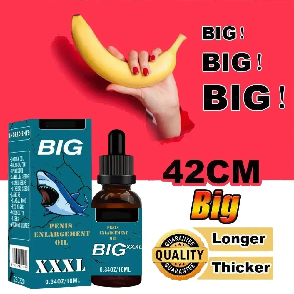 Aceite para agrandar el crecimiento del pene para hombres, productos para mejorar la erección del pene, productos para el cuidado, XXXL