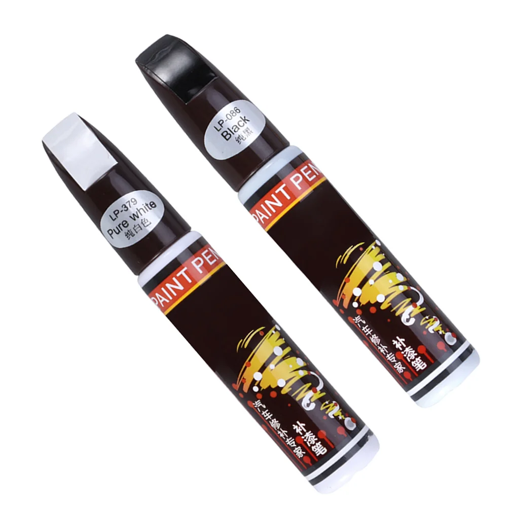 

2 шт., ручка для ретуши автомобиля, простой в использовании инструмент для ремонта царапин автомобиля, автомобильная краска, ручка для ретуши, восстановление кузова автомобиля