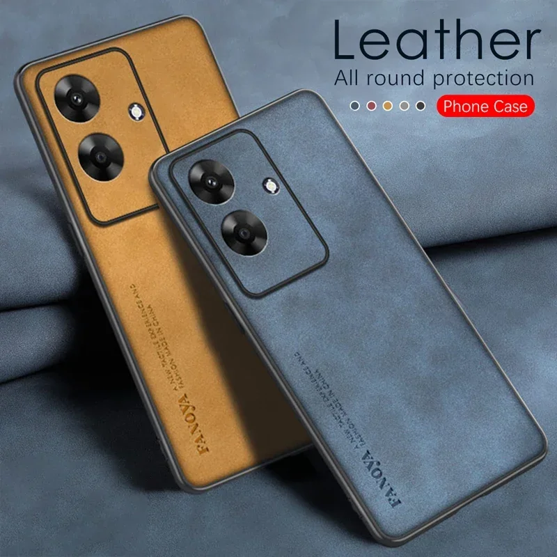 Leather Case for Oppo Realme C61 (India) C 61 Frosted Silicone Protection Hard Shockproof Phone Cover RealmeC61 RMX3939 Shell