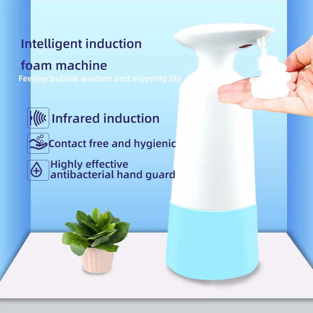 Intelligent Touchless Soap Dispenser 350ML, Automatic Hand Foaming Soap Sanitizer Dispenser Battery Operated Dropshipping