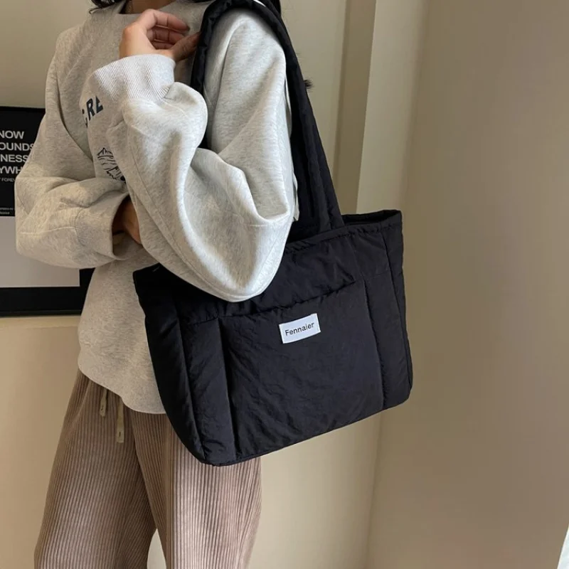 

Women Fashion Backpack With Laptop Compartment Medium Capacity Nylon Handbag Work School Commute Travel Bag