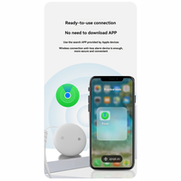 AEE9-4 PCS GPS Tracker Key Finder Bluetooth Smart Tag Mini GPS Tracker Pet Key Bag Finder Airtag For IOS