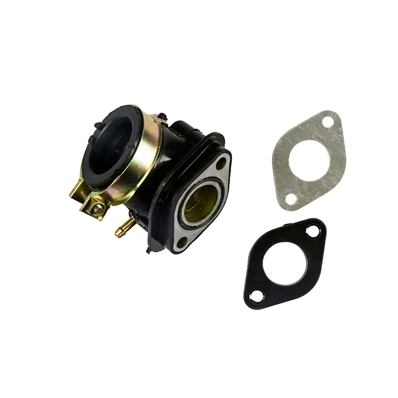 

GY6 Carburetor Intake Manifold Pipe With Gasket For Spacy 125 150cc 139QMB 139QMA Moped Scooter ATV Go Kart Engine Part