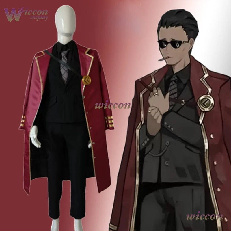 Game Limbus Company Thumb Soldier Boris Cosplay Costume Outfit Coat Pants Full Set Halloween Carnival Men Cosplay Clothes - view 3