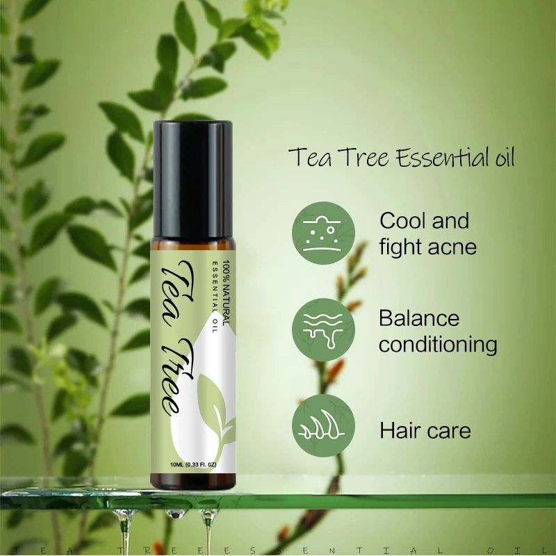 

10ml Pure Natural Tea tree Essential Oil for Diffuser For Soothing Massage - Tea tree Oil for Skin Smooth & Clear