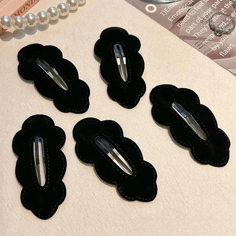 4 Stück Modische Klassische Samt-Haarspangen, Vintage-Haarnadeln für Mädchen und Frauen, Koreanische Haaraccessoires – Detail 4