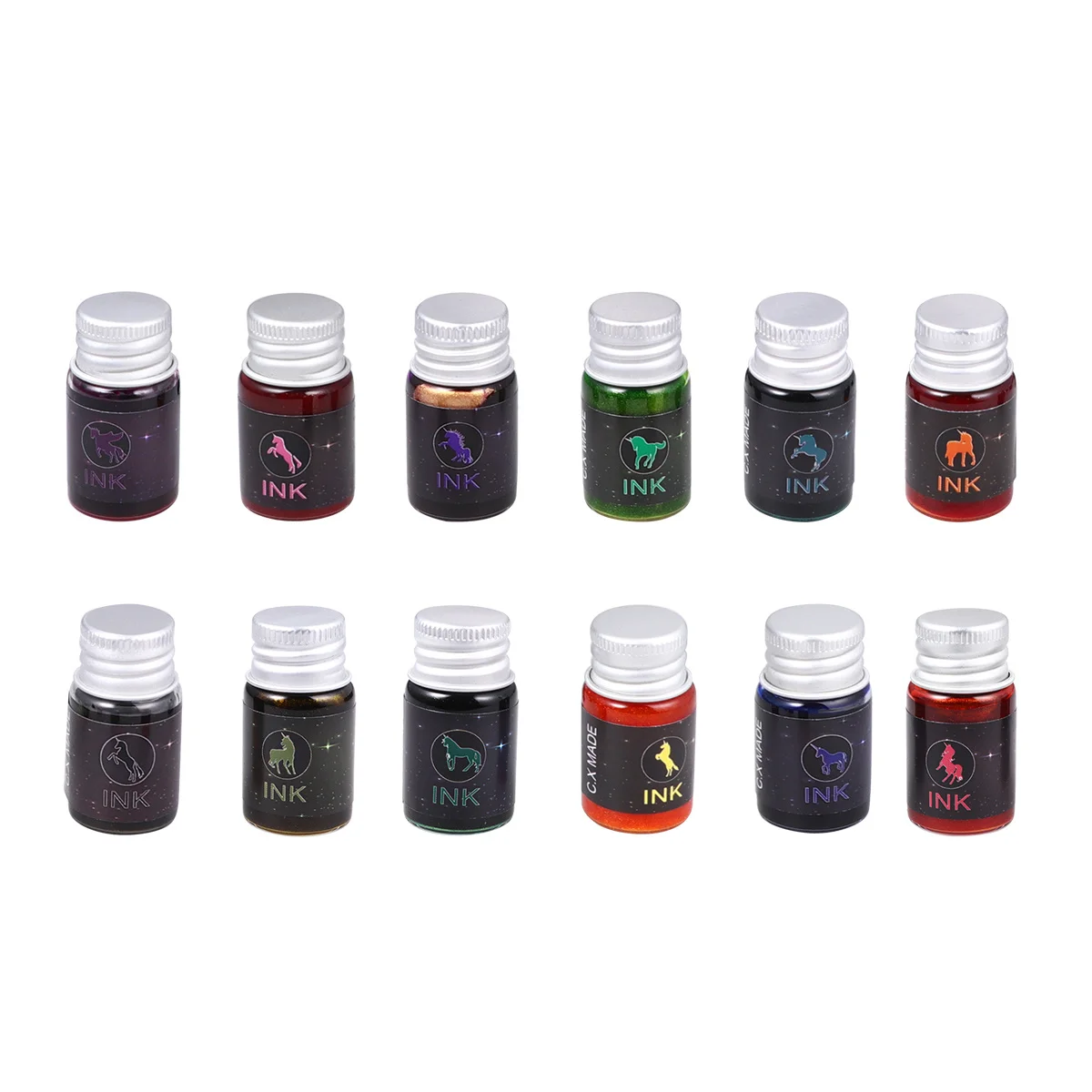 1 セットクリスタルガラスディップペンセットバイオレットグラデーションスタースカイ手作りアート筆記具絶妙なギフトボックス事務用品