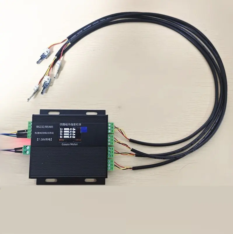 Magnetic Field Strength Detection Module, Simple Gaossmeter, Magnetic Pole Detection with Screen Display, RS485 Modbus