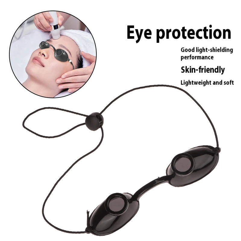 لجهاز العلاج بالضوء الأحمر من فوتون بيوتي، نظارات تجميل من السيليكون المتين لحماية العين، نظارات واقية من الليزر #4