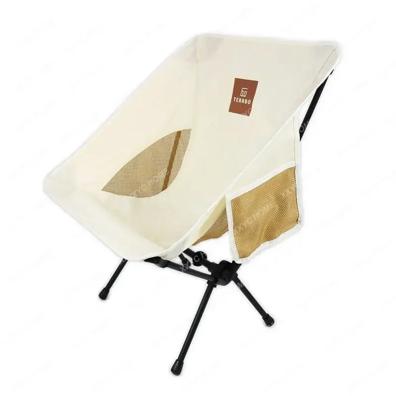 Storage Ultra-Light Picnic Outdoor Folding Chair Portable Camping Moon Chair Backrest Chair Stool