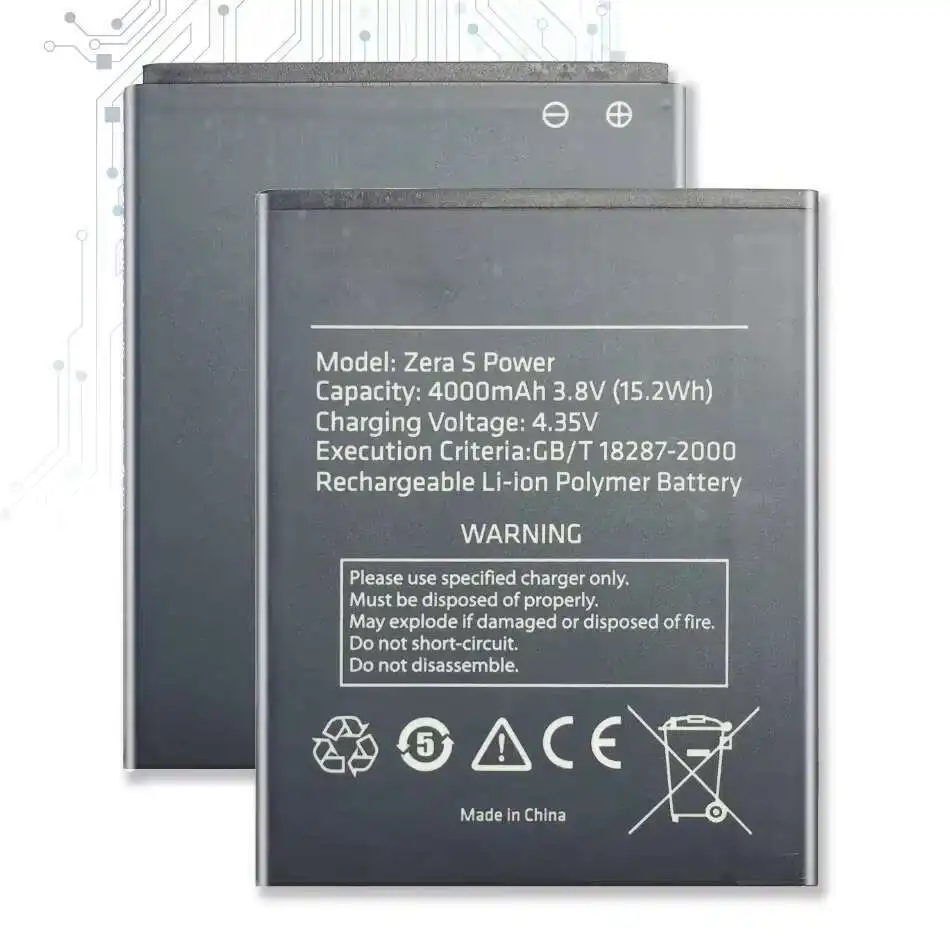 Аккумулятор мобильного телефона для Highscreen Zera S Power 4000 мАч Аккумулятор мобильного телефона для Highscreen Zera S Power 4000 мАч