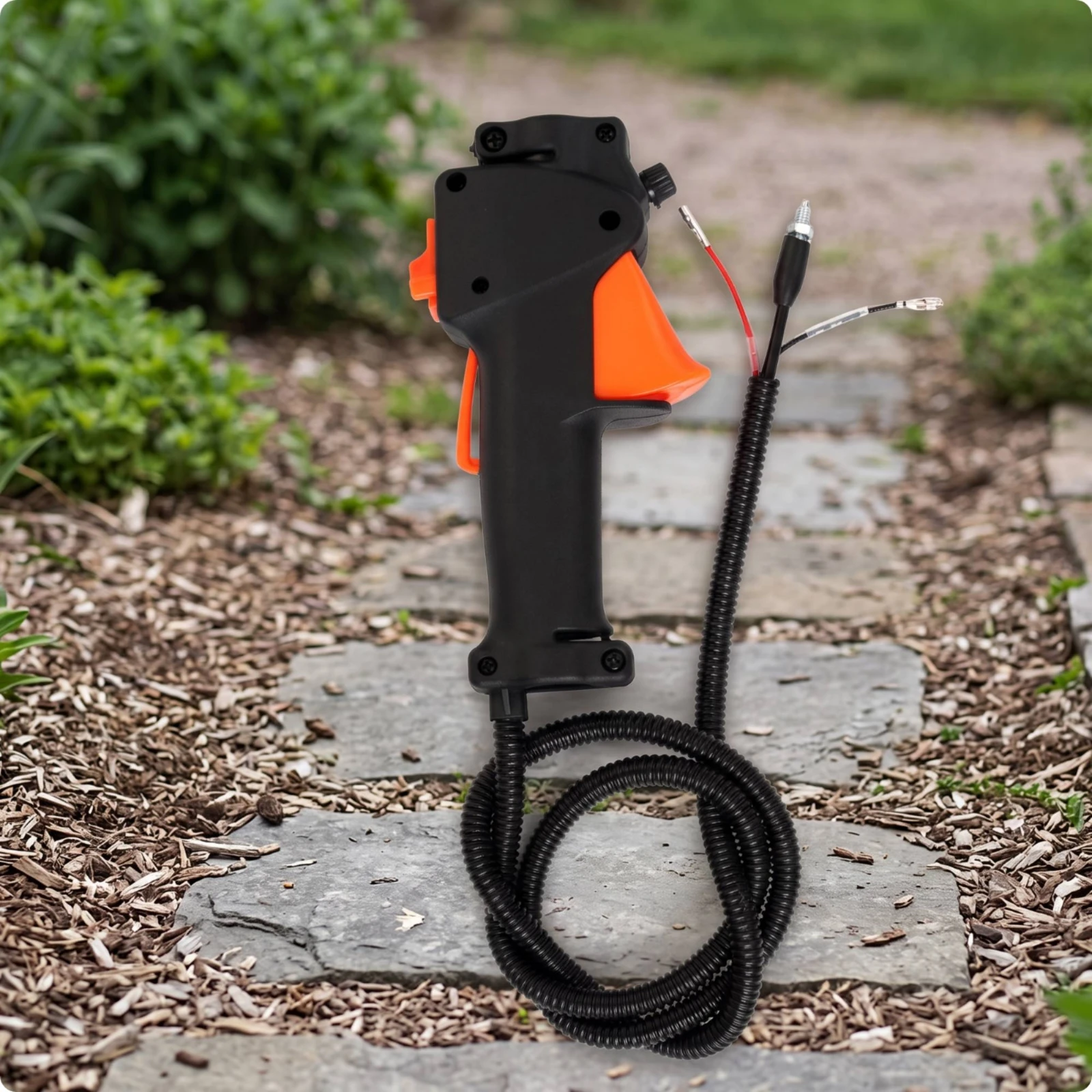 Throttle Switch with Wiring Harness Backpack-Style Brush Cutter Throttle Switch Garden Tool Insulated Easy Installation