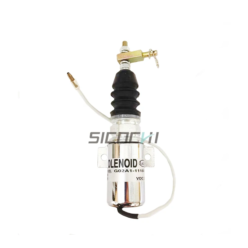 Construction Machinery Accessories Suitable for YuChai YC85 Engine Stop Flameout Solenoid Valve G02A1-1115030 G02A11115030 New