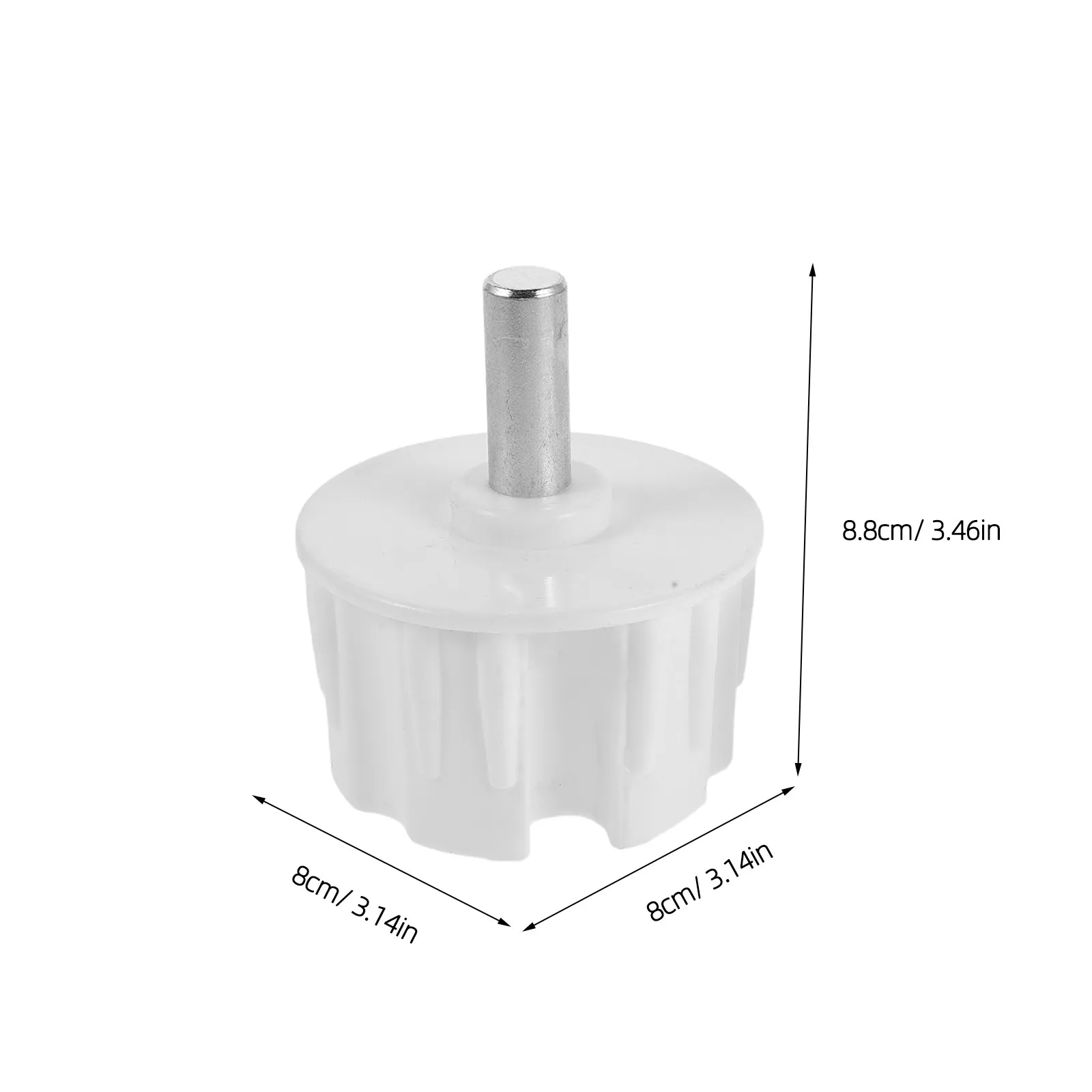 2Pcs Shade Canopy Tube Adapter 60Mm Awning End Cap Replacement Parts Patio Outdoor Marquee Tent DIY Sunshade Awning Accessories