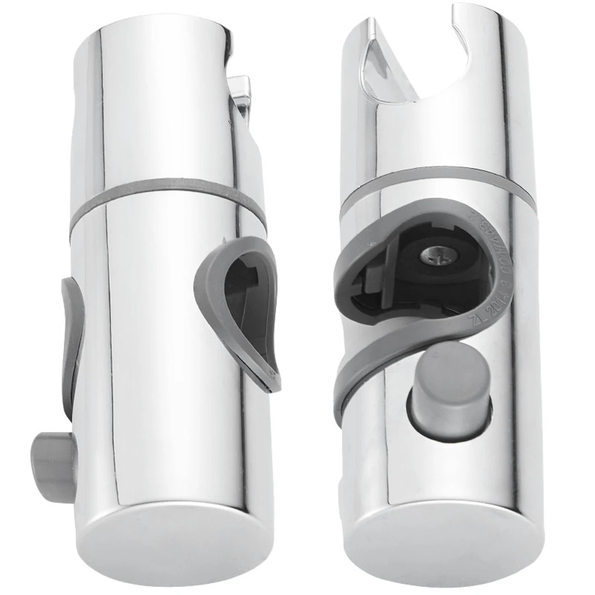 اكسسوارات الحمام العالمي 18 ~ 25 مللي متر ABS البلاستيك دش الشريحة السكك الحديدية بار حامل قابل للتعديل حامل مشابك قوس استبدال