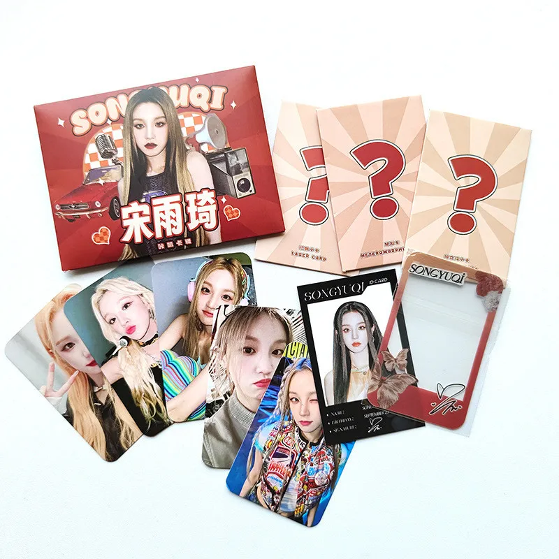 Kpop Idol (G)I-DLE Album Photocard Gidle Fanmade ID Card MINNIE SHUHUA SOYEON YUQI MIYEON Collector Card Collection Fans Gift