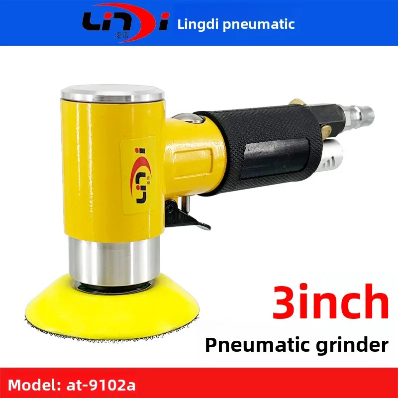 Taiwan Lingdi 9102A Pneumatic Grinder 3inch Grinding Machine Small Sanding Machine Eccentric Sandpaper Machine