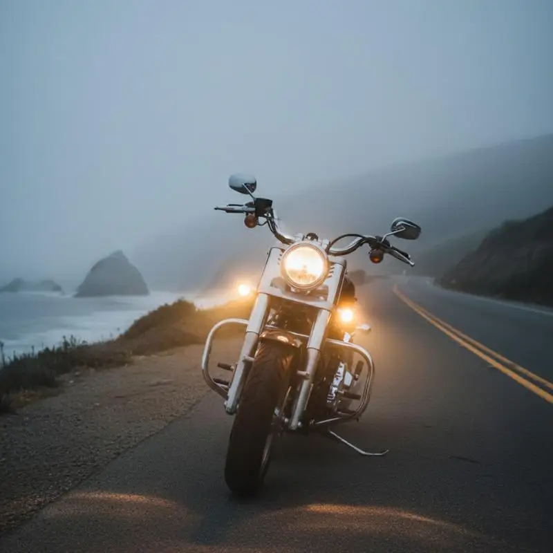 2Pcs Motorcycle LED Lens Spotlight Dual-color High Low: Beam External Headlight Auxiliary Fog Lamp Driving Lamp