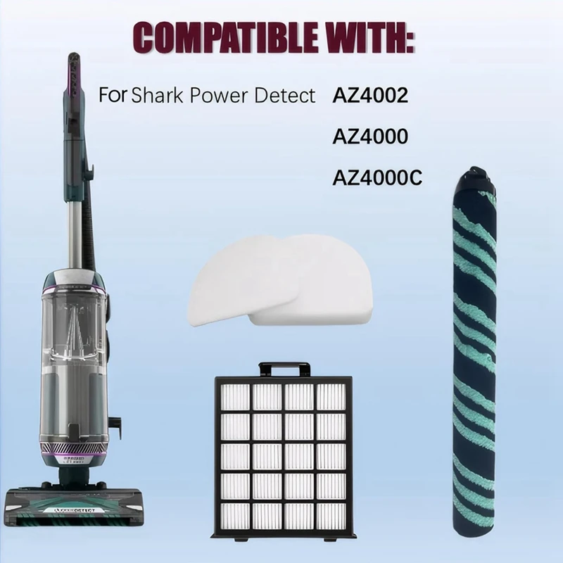 シャークディテクタープロ用フィルター,直立掃除機,JDZD-AZ4002,az4000,az4002,az4000c,メインブラシ,ローラーフィルター
