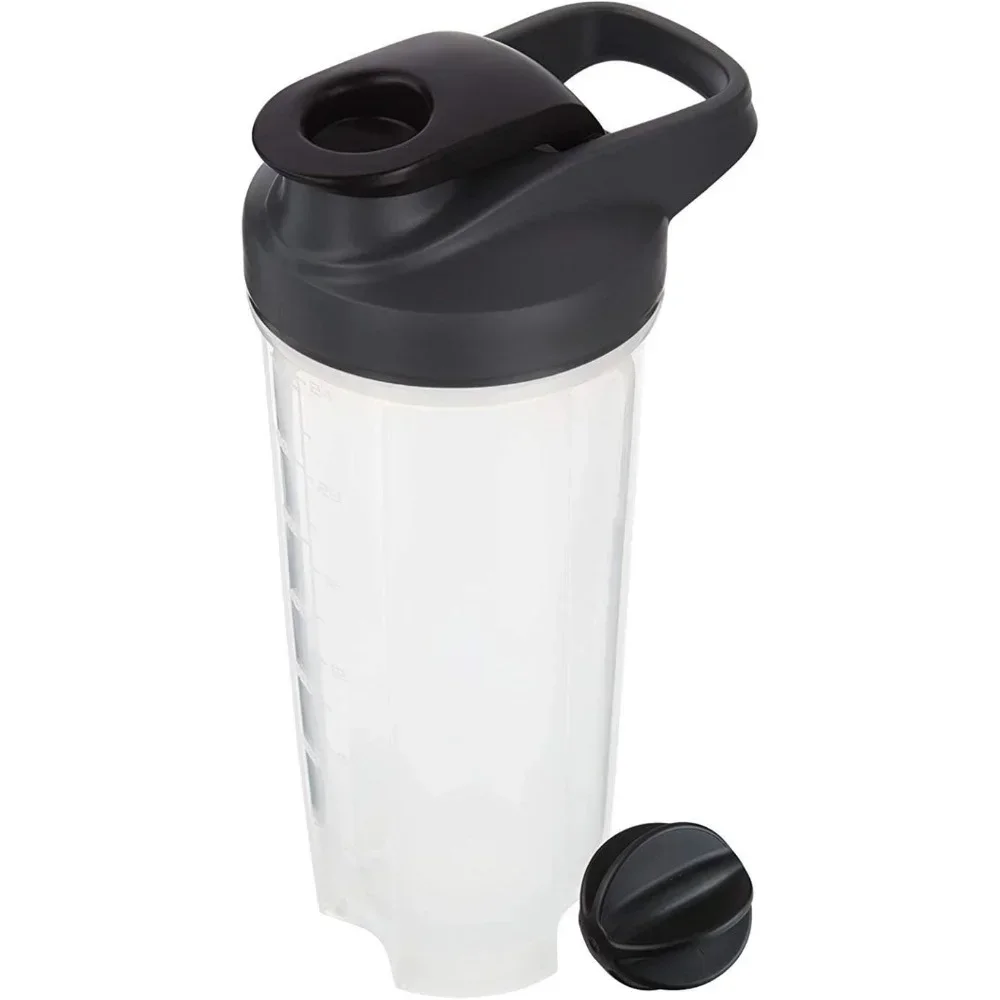 28 oz Shaker Bottles for Protein Shakes, Shaker Cups with Ball Blender Whisk, Shaker Bottle with Handle, Travel To Go Slushy Gym