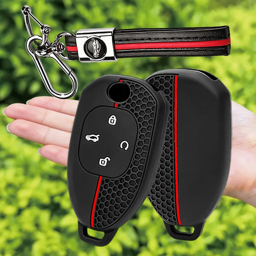 For GAC Trumpchi GS4 GM8 GA3 GA6 GA4 GS5 GS3 Legend GS8 Empow J11 J12 J13 J14 J15 J16 Silicone Car Smart Key Case Cover Shell