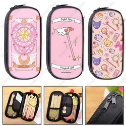Anime Cardcaptor Sakura Pencil Case Students Cartoon Pencil Box Girls cardcaptor card captor sakura clow Stationery Storage Bag