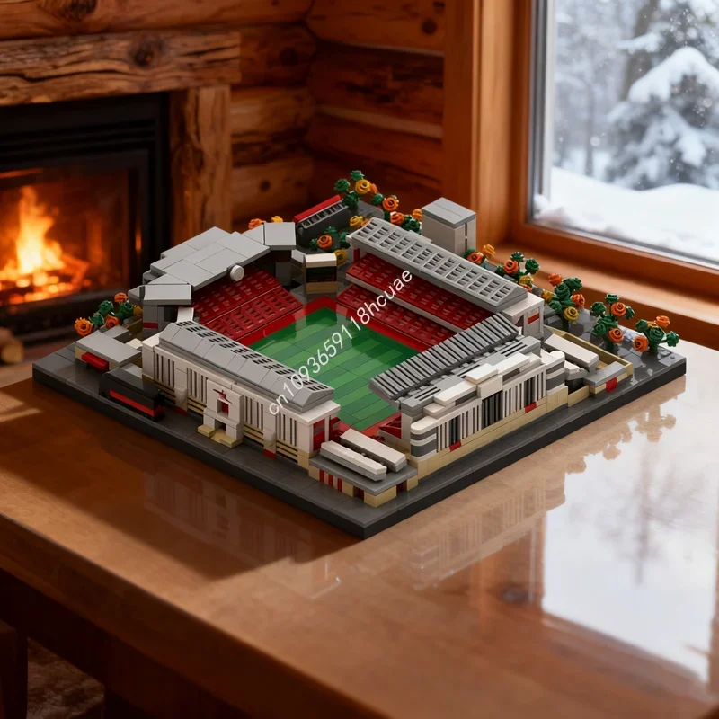 

1139pcs MOC Highbury Stadium Arsenal Football Model Building Blocks Christmas Gifts Architecture Toy Assemble Creative Idea Kids