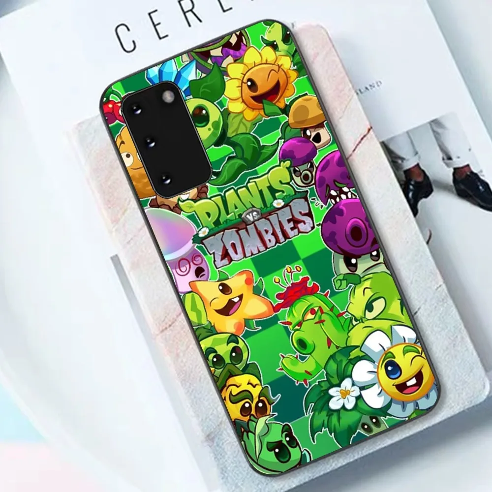 Game P-Plants vs. Z-Zombies Phone Case For Samsung S 9 10 20 21 22 23 30 23plus lite Ultra FE S10lite Fundas