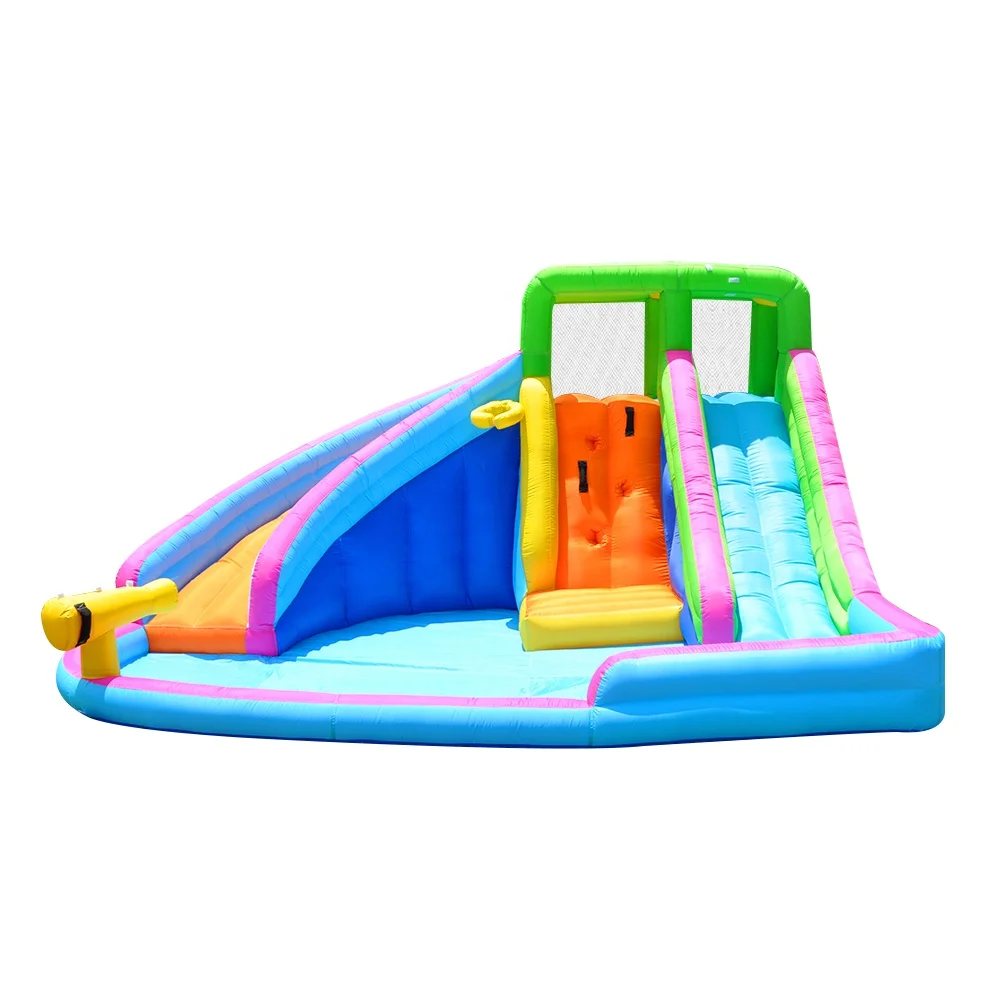 

Inflatable toys accessories children's splash pool double slide inflatable bouncy house water slide bouncy castle