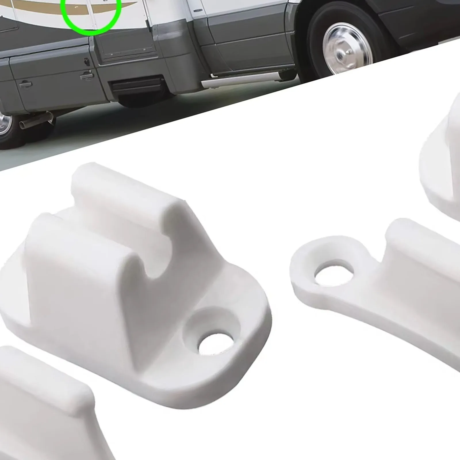 

Door Retainer Kit Magnetic Suction For Caravans RV Trailer Cabin Door Stopper Hold Open Accessory
