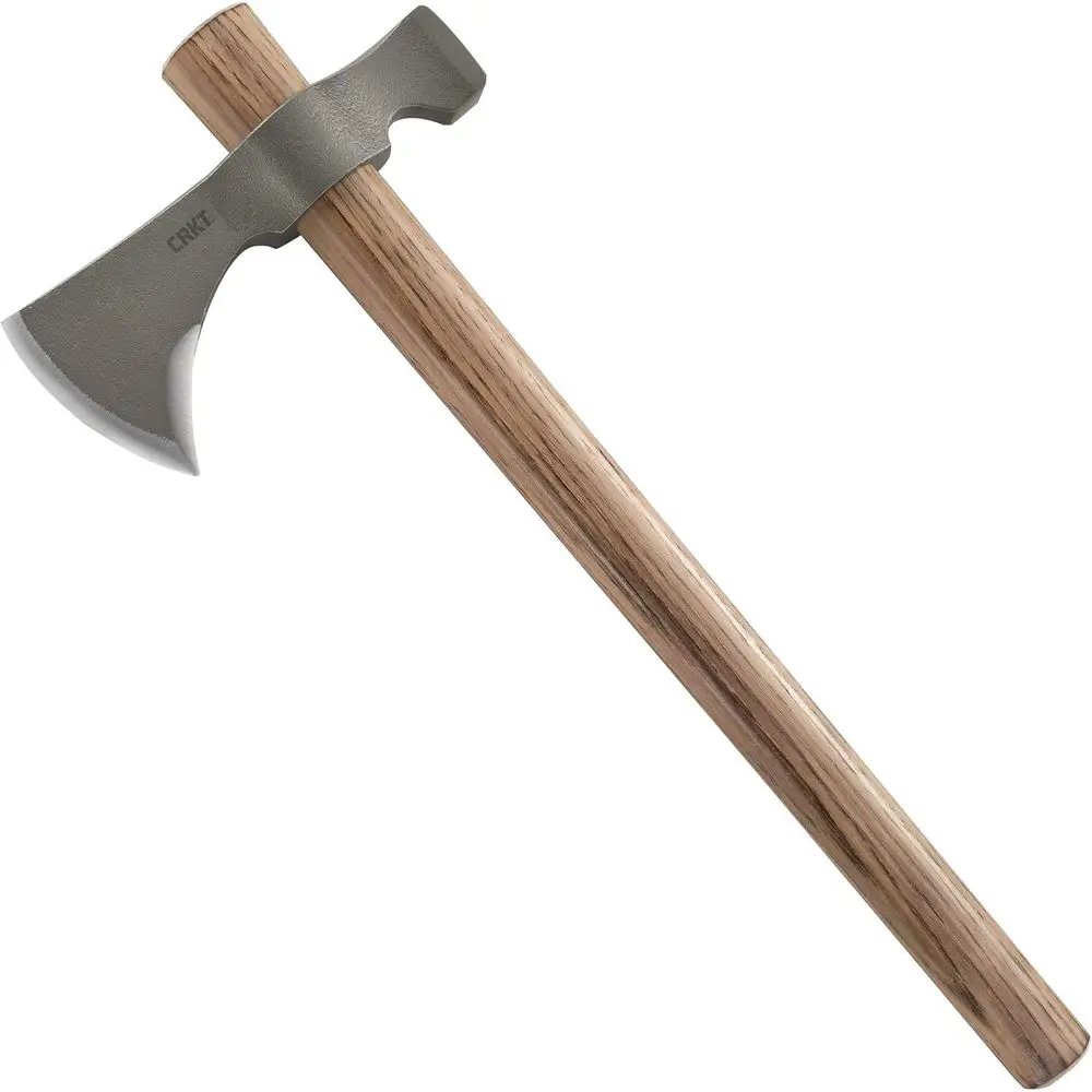 

Carbon Steel Survival Tomahawk with Plain Edge Blade and Hickory Handle