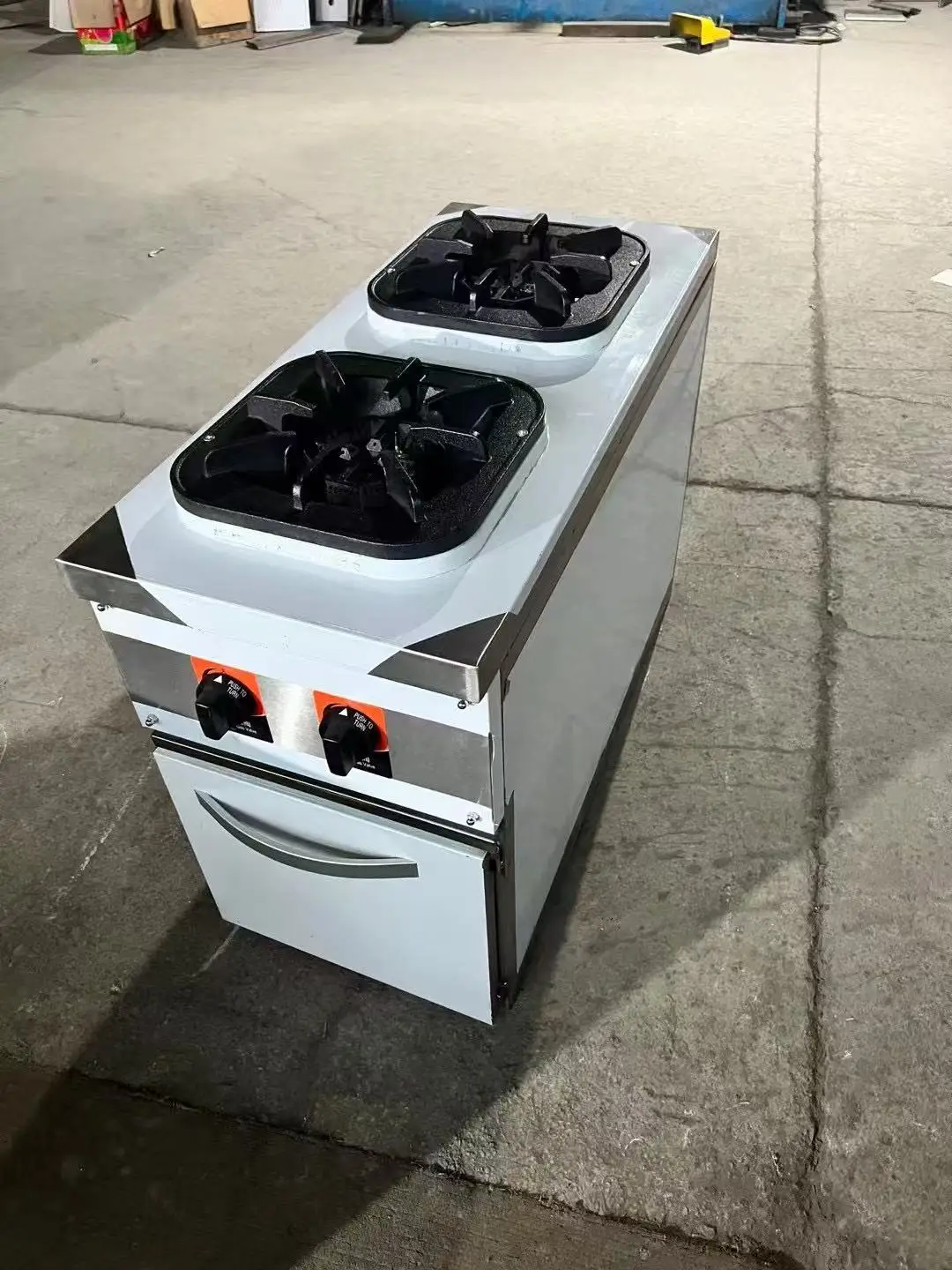 Wholesale Commercial High Quality Kitchen 2 Burners Gas Cooking Stove for Restaurant Thickness Stainless Steel
