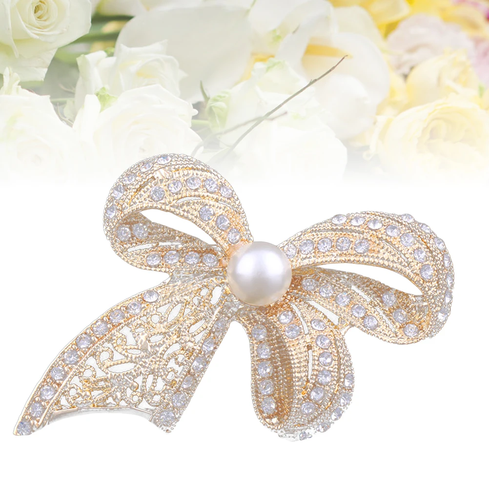 

2 Pcs Bow-knot Napkin Buckle Serviette Holder Rings Tie Alloy with Diamond Napkins